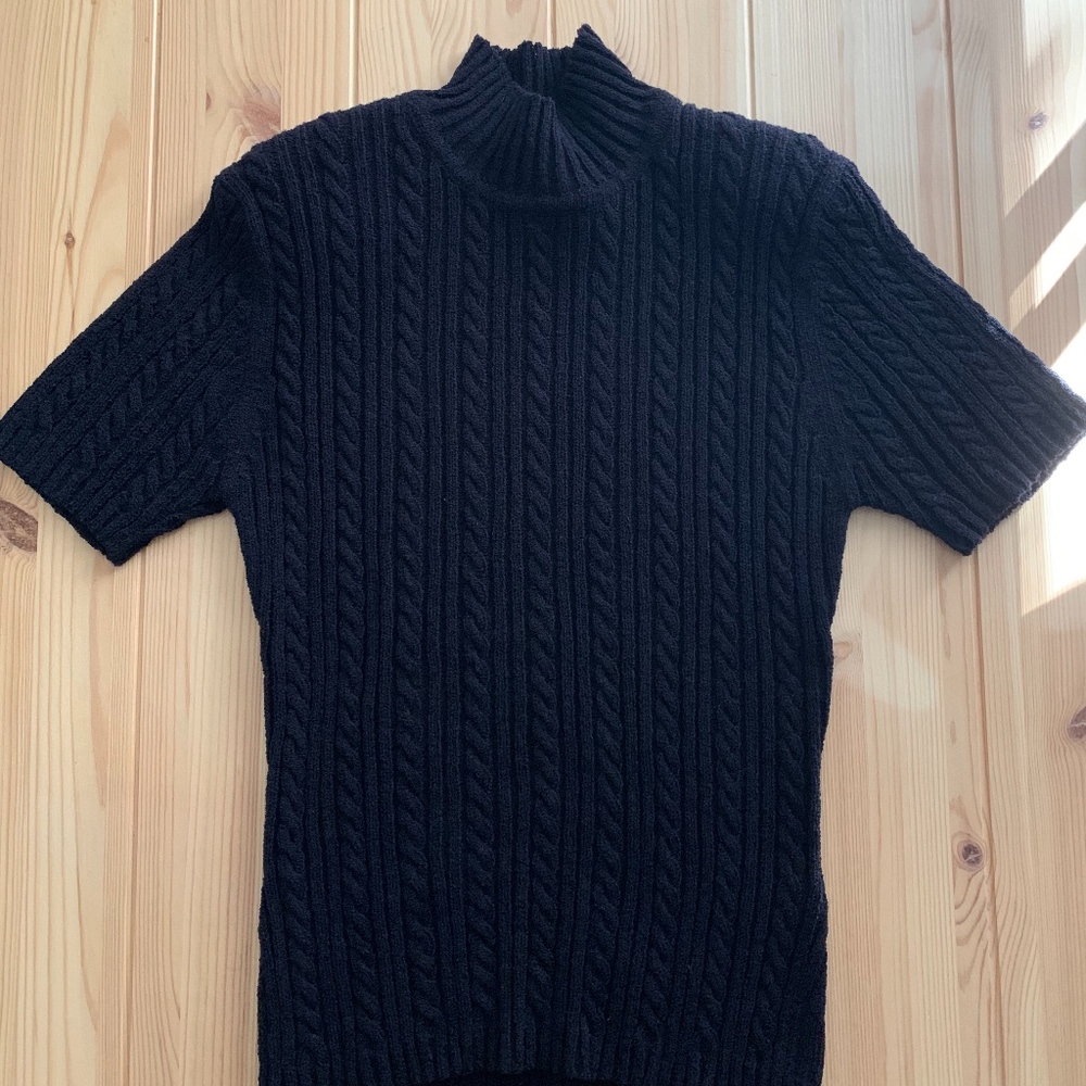 Navy Blue Jones New York Sweater (Short Sleeve)